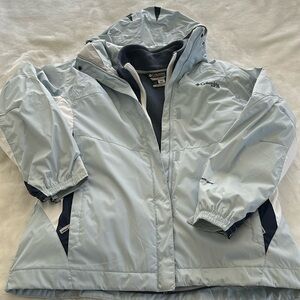 🎄Columbia blue/navy women’s XL coat💙
